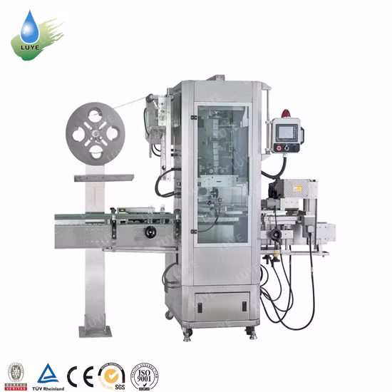12000bph Automatic Beverage Bottle Shrink Sleeve Labeling Machine with PVC Label