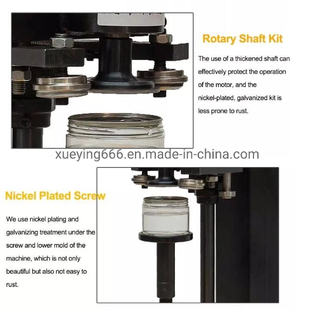 Semi Automatic Beer Round Metal Tin Can Sealing Machine Canning Seamer Can Jar Closing Sealing Machines Price