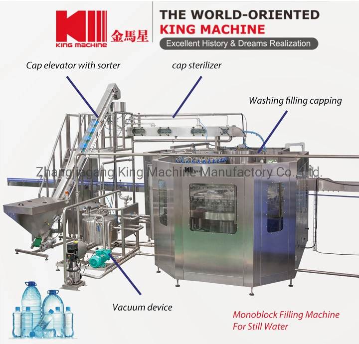 Automatic Small Table Mineral Pure Water Filling Bottling Packing Plant Equipments Machine