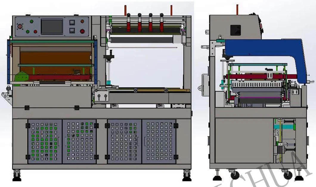 4515 L-Stype Sealing and Shrinking Packaging Machine Automatic L Bar Sealer and Heat Shrink Tunnel