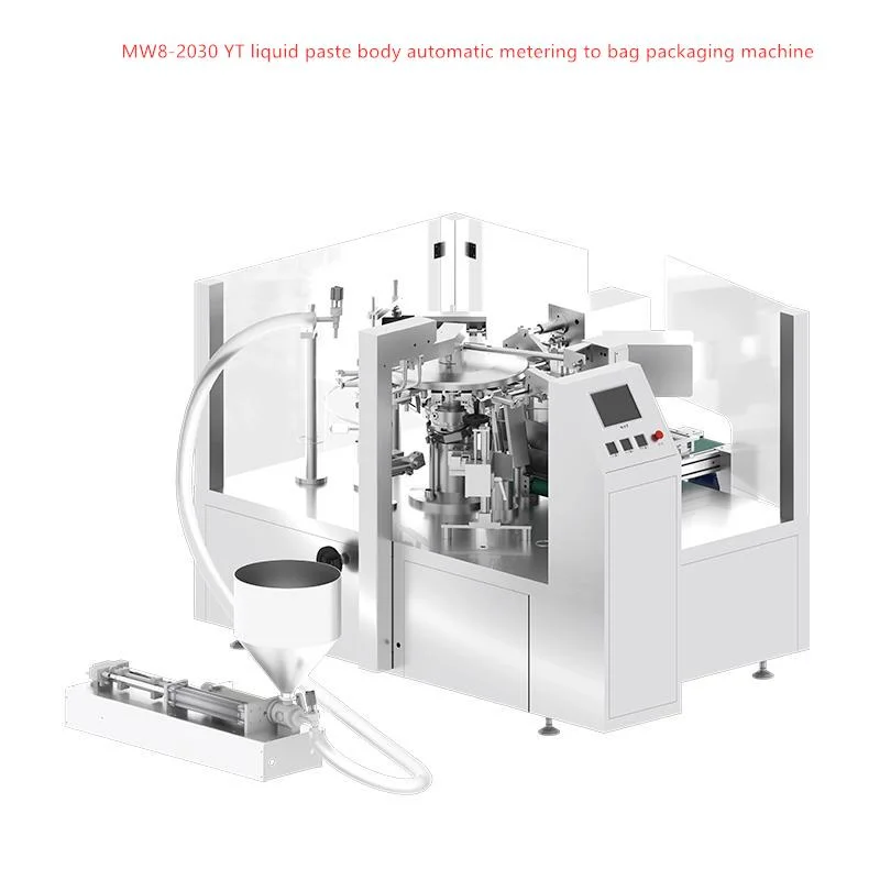 Rotor Pump Liquid Automatic Food Packaging Multi-Function Packing Stretch Wrapping Filling Pack Sealing Wrap Shrink Packager Vertical Pillow Flow Machine