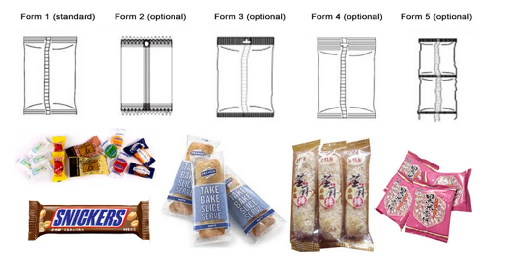 Automatic Horizontal Pillow Type Flow Food Packing Face Mask/Biscuit/Wafer/Cookie/Bread Full Servo Automatic Flow Muti-Function Wrap/Packing /Packaging Machine